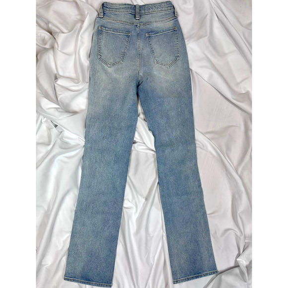 LNDN Landon Denim High Rise Straight Leg Distressed Jeans 25" Waist - Picture 14 of 16